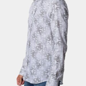 Chemise navy-gris
